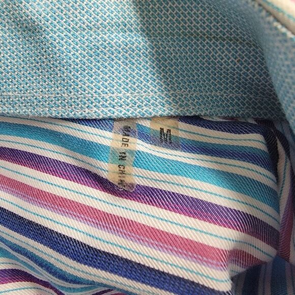 Men's Bugatchi Classic Fit Button Up Shirt. 100% Cotton. Size M. - Picture 5 of 8